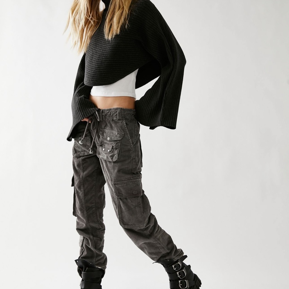 Free People Tahiti Cord Cargo Pants